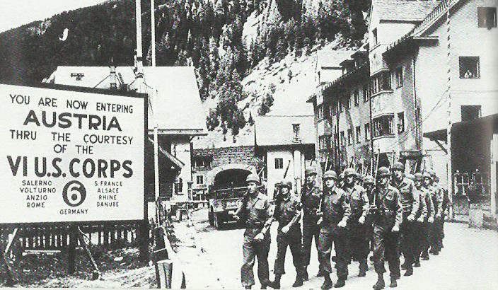 Brennero, maggio 1945. Militari americani