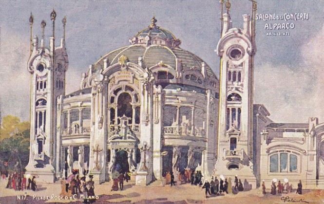 Esposizione-milano-1906. Salone dei concerti