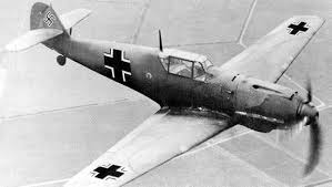 Un aereo "Messerschmitt" 