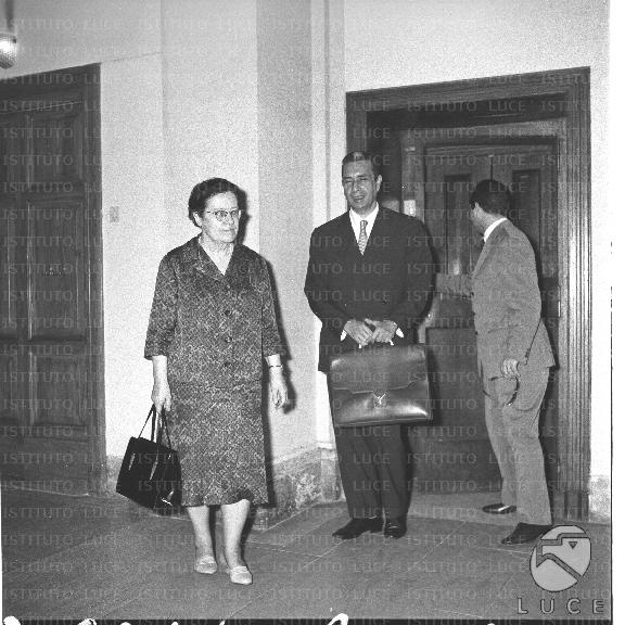 Elisabetta Conci con Aldo Moro