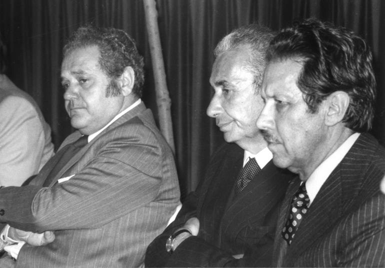 Da sinistra: Kessler, Moro e Piccoli