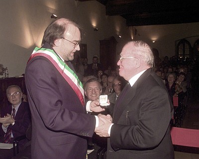 Iginio Rogger con Lorenzo Dellai