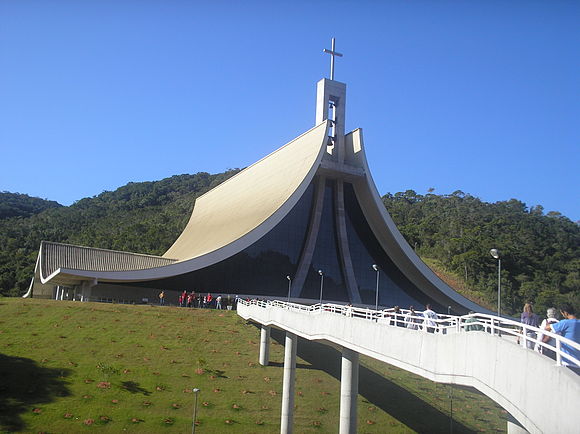 Il santuario dedicato a suo Paolina a Nova Trento in Brasile