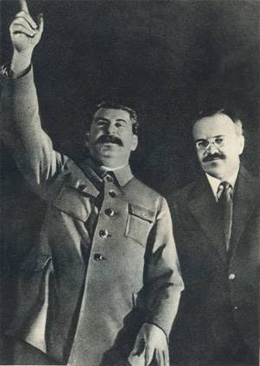 Stalin con Molotov